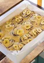 Load image into Gallery viewer, Box of 12 Vegan Banoffee Buns