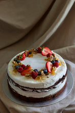 Load image into Gallery viewer, 8&#39;&#39; Dairy Free Carrot Cake with &quot;Cream Cheese&quot; (Vegetarian, contains eggs)
