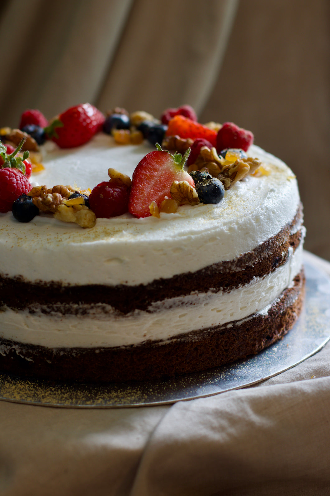 8'' Dairy Free Carrot Cake with 