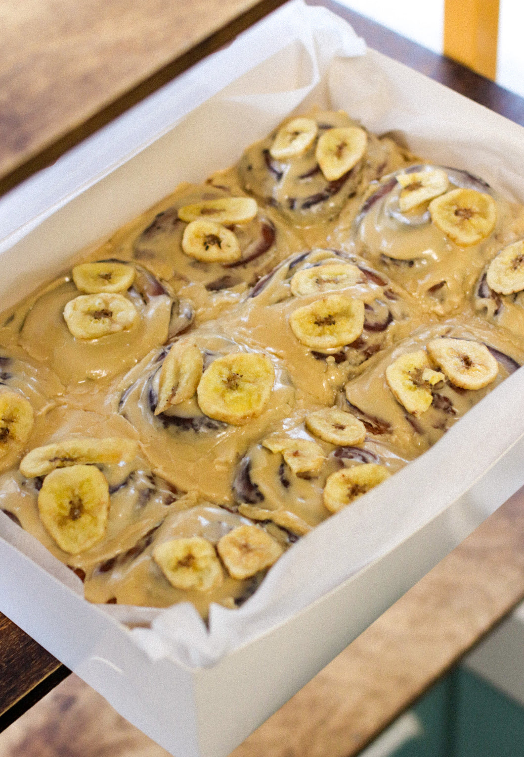 Box of 12 Vegan Banoffee Buns