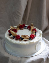 Load image into Gallery viewer, 8&#39;&#39; Fully iced Tiramisu Cake (Vegan)
