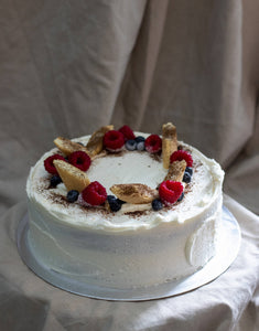 8'' Fully iced Tiramisu Cake (Vegan)