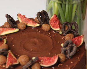 8'' Chocolate Cake with Milk Chocolate Ganache Filling