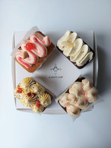 Mother's Day Box: collection of mini loaves. Available FRIDAY 17th , SATURDAY 18th OR SUNDAY 19th.